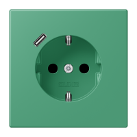 SCHUKO socket with USB type C LC4320G - JUNG (pavadinimas tikslinamas)