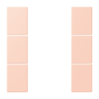 cover kit 3-gang, complete LC32112 - JUNG (pavadinimas tikslinamas)
