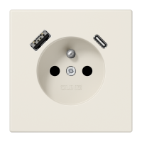 Socket fren/belg with USB type AC - JUNG (pavadinimas tikslinamas)