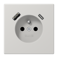Socket fren/belg with USB type AC - JUNG (pavadinimas tikslinamas)