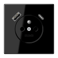 Socket fren/belg with USB type AC - JUNG (pavadinimas tikslinamas)