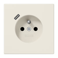 Socket fren/belg with USB type C - JUNG (pavadinimas tikslinamas)