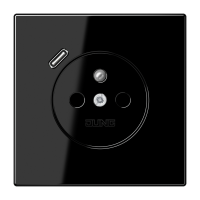 Socket fren/belg with USB type C - JUNG (pavadinimas tikslinamas)