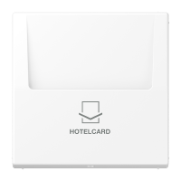 key card holder with centre plate - JUNG (pavadinimas tikslinamas)