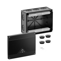 Dėžutė v/t [252x202x120] IP66/67/69 su gnybtais 5x25mm2 juoda be halogenų AboxPro250-25/sw - SPELSBERG