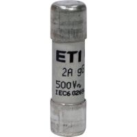 Saugiklis 2A 10x38mm gG 500V AC CH10 cilindrinis - ETI