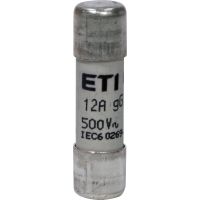 Saugiklis 12A 10x38mm gG 500V AC CH10 cilindrinis - ETI