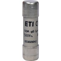 Saugiklis 50A 14x51mm gG 500V AC CH14 cilindrinis - ETI