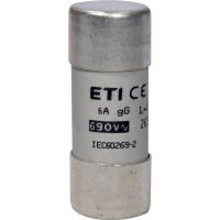 Saugiklis 6A 22x58mm gG 690V AC CH22 cilindrinis - ETI
