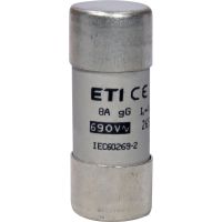 Saugiklis 8A 22x58mm gG 690V AC CH22 cilindrinis - ETI