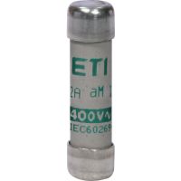 Saugiklis 2A 8x32mm aM 400V AC CH8 cilindrinis - ETI
