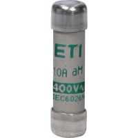 Saugiklis 10A 8x32mm aM 400V AC CH8 cilindrinis - ETI