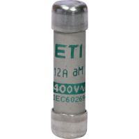 Saugiklis 12A 8x32mm aM 400V AC CH8 cilindrinis - ETI