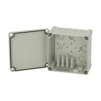 Dėžutė v/t [130x130x75] IP65 tuščia pilkos spalvos TAM131308 - FIBOX