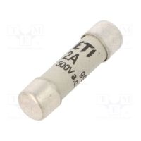 Saugiklis 2A 10x38mm gG CH10 cilindrinis - ETI