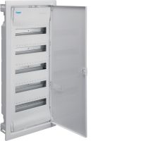 Skydelis p/t 60 modulių IP30 metalinės durys spyruokliniai gnybtai - HAGER