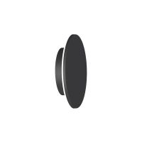 Šviestuvas v/t LED 15W IP65 3000/4000/5700K 1200lm D-250mm H-50mm juodos spalvos Aura LED1x1200 J971 T830/40/57 RAL9005 - NORTHCLIFFE