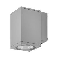 Šviestuvas v/t LED 12W IP65 3000/4000K 900/1000lm 100x100mm H-163mm šviesiai pilkos spalvos Shoreline Pro Square - DEKO LIGHT