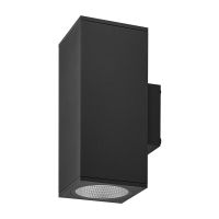 Šviestuvas v/t LED 55W IP65 3000/4000K 5400/5800lm 140x140mm H-332mm tamsiai pilkos spalvos Shoreline Pro Square Up+Down - DEKO LIGHT