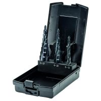 Rinkinys grąžtų pakopinių 6-12/6-20/6-27mm PMDHSS [rinkinyje 3 vnt.] - PROTEC