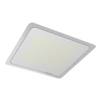 Šviestuvas į/l LED 95W IP66 4000K 12825lm 400x400mm panelė  baltas CANOPY COMPACT - LEDVANCE