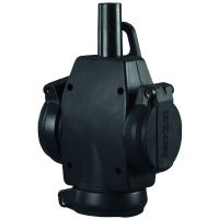 Lizdas a/k (šakotuvas) trigubas 3x2.5mm2 3P 16A 230V IP54 guminis PVGK - PROTEC