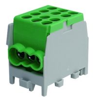 Gnybtas 25mm2 Cu/Al žalias 6 prijungimai (2x25/4x16) PHLAK2524GN - PROTEC