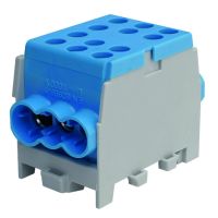 Gnybtas 35mm2 Cu/Al mėlynas 6 prijungimai (2x35/4x25) PHLAK3524BL - PROTEC