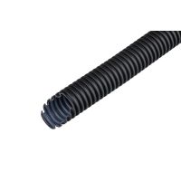 Vamzdis gofruotas D50/39.4 320N/5cm juodas poliolefinas -15 +90C FBY-EL-F [25m] - FRANKISCHE