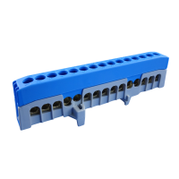 Gnybtas 15x16mm2 mėlynas izoliuotas N15-F2 - POLLMANN