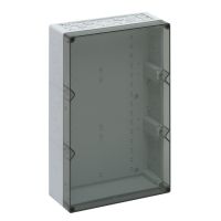 Dėžė v/t [300x450x132] IP65 IK08 iQ tuščia be halogenų skaidrus dangtelis Aki3-t - SPELSBERG