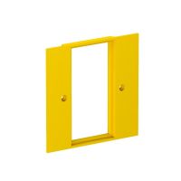 Dangtis 2x Modul 45 95x95mm Poliamidas geltonas RAL 1021 VH-P5 - OBO BETTERMANN (pavadinimas tikslinamas)