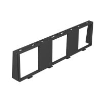 Montažinis rėmelis skirtas 3 x 1 Modul 45 Polikarbonatas/akrilnitrilo-butadieno-stirenas grafito juodumo RAL 9011 MT45V 3 - OBO BETTERMANN (pavadinimas tikslinamas)