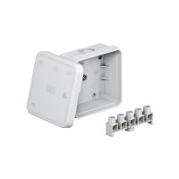 Dėžutė v/t [75x75x36] IP55 su gnybtais 5x2.5mm2 pilka be halogenų A8 5 - OBO BETTERMANN