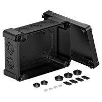 Dėžutė v/t [286x202x125] IP67 IK09 tuščia atspari UV be halogenų juoda RAL9011 X25 SW - OBO BETTERMANN