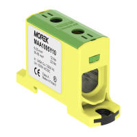 Gnybtas 95mm2 Cu/Al geltonai žalias OTL95 - MOREK