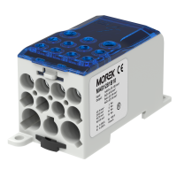 Gnybtas atsišakojimo 280A 1x120, 4x10, 5x16, 2x35mm2 mėlynas OJL280A - MOREK
