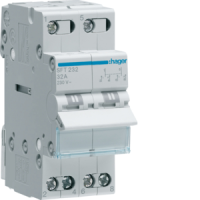 Perjungiklis 2P 32A 1-0-2 2co 2 modulių - HAGER