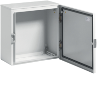 Skydas v/t 400x400x200mm IP65 metalinis Orion (be montažinės plokštės) - HAGER