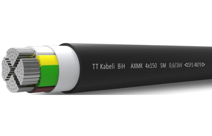 Kabelis aliumininis AXMK 5x25mm2 RM 0.6/1kV [matuojamas] - TT CABLES