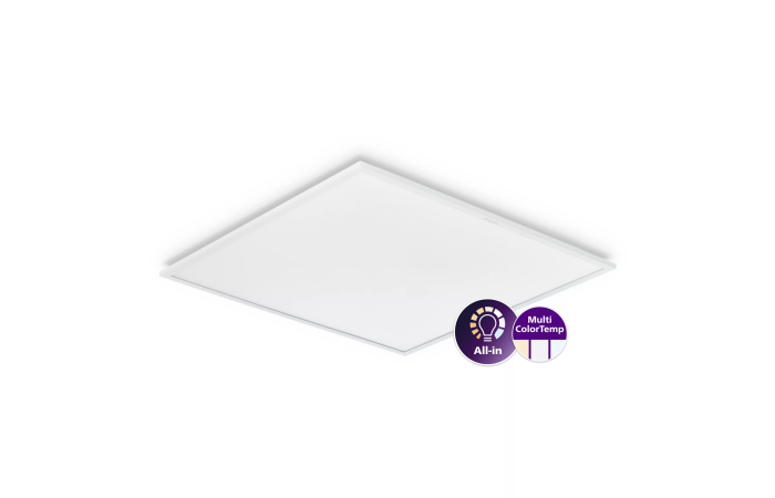 Šviestuvas į/l LED 28W IP20/40 3000/4000K 3400lm 600x600mm H-60mm UGR19 RC065B G5 34_36S/830_40 PSU W60L60 OC SC Ledinaire panel - PHILIPS