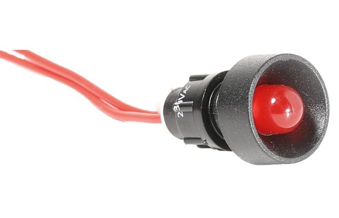 Lemputė raudona 230V AC LED 10 R 230 - ETI