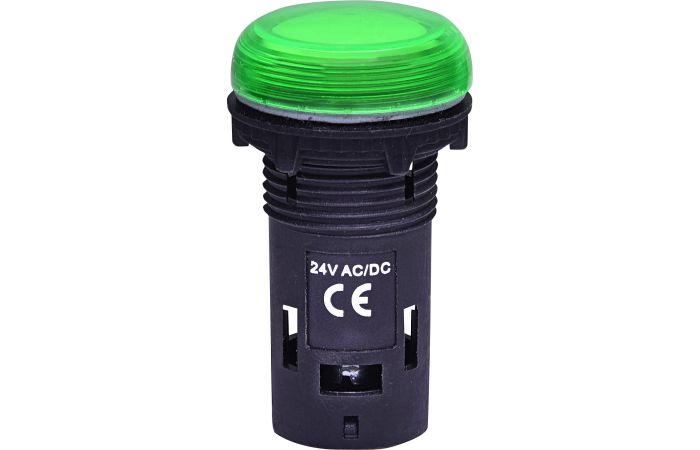 Lemputė žalia 24V AC/DC LED ECLI-024C-G - ETI