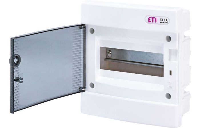 Skydelis p/t 8 modulių IP40 skaidrios durys ECM08PT - ETI