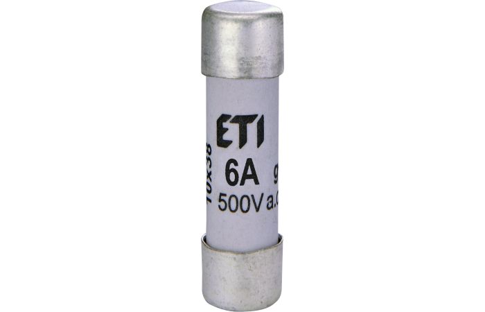 Saugiklis 6A 10x38mm gG CH10 cilindrinis - ETI