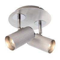 Šviestuvas v/t 2x50W GU10 D-172mm H-124mm sidabrinės spalvos INDI II - DEKO LIGHT