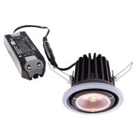 Šviestuvas į/l LED 7W IP65 2000-2800K 500lm D-83mm H-63mm baltos spalvos COB 94 MOOD IP65 - DEKO LIGHT