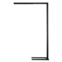 Toršeras LED 80W 4000K 9600lm 1056x64mm H-1950mm su judesio jutikliu ir šviesos davikliu dimeriuojamas juodos spalvos šviečia aukštyn/žemyn su laidu 2.5m OFFICE THREE MOTION - DEKO LIGHT