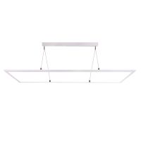Šviestuvas pakabinamas LED 63W 24V 4000K 4265lm RGBW 1195x295mm H-14mm dimeriuojamas baltos spalvos šviečia aukštyn/žemyn permatomas LED EVENT-PANEL TRANSPARENT RGBW - DEKO LIGHT