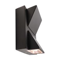 Šviestuvas v/t LED 3W IP54 3000K 140lm 140x80mm H-65mm antracito spalvos šviečia aukštyn/žemyn BRA AGUDO II DOUBLE - DEKO LIGHT